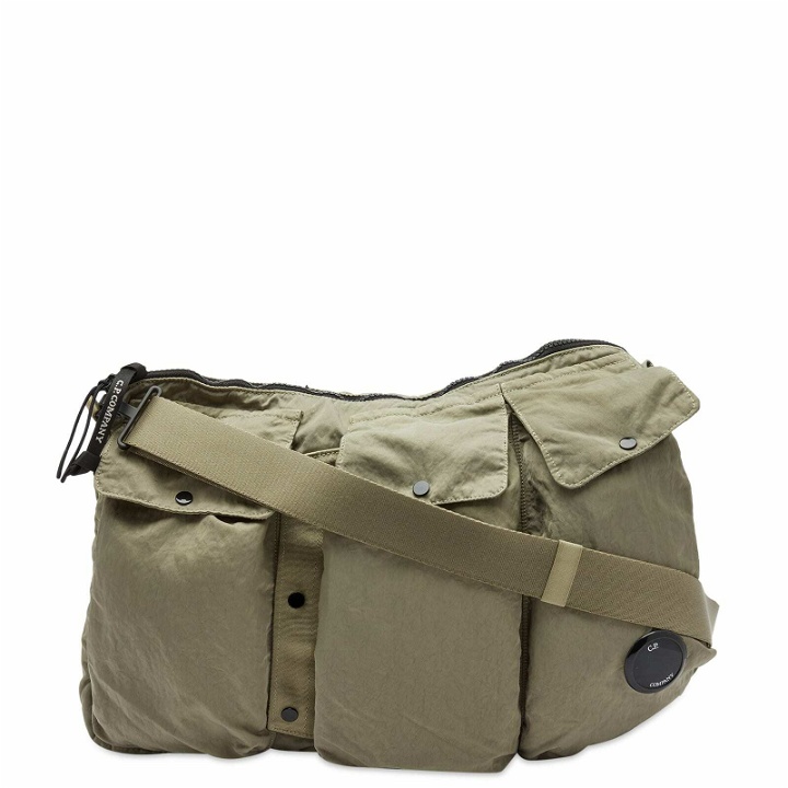 Photo: C.P. Company Men's Lens Utility Pack in Silver Sage