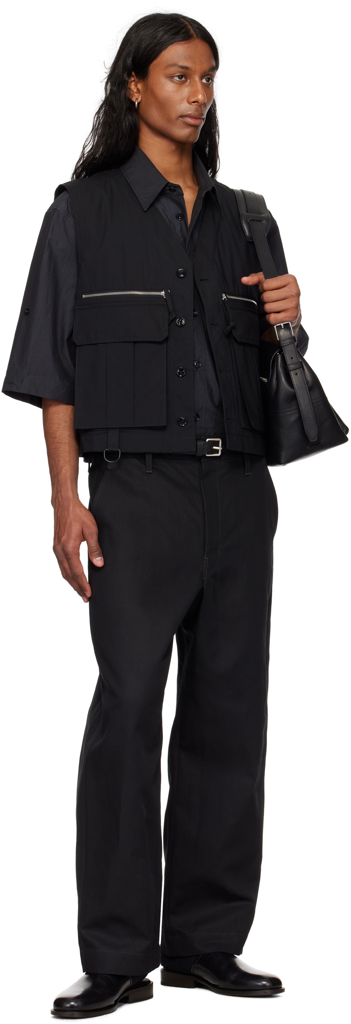 LEMAIRE Black Technical Vest