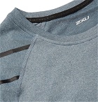 2XU - XCTRL Printed Stretch-Jersey T-Shirt - Light blue