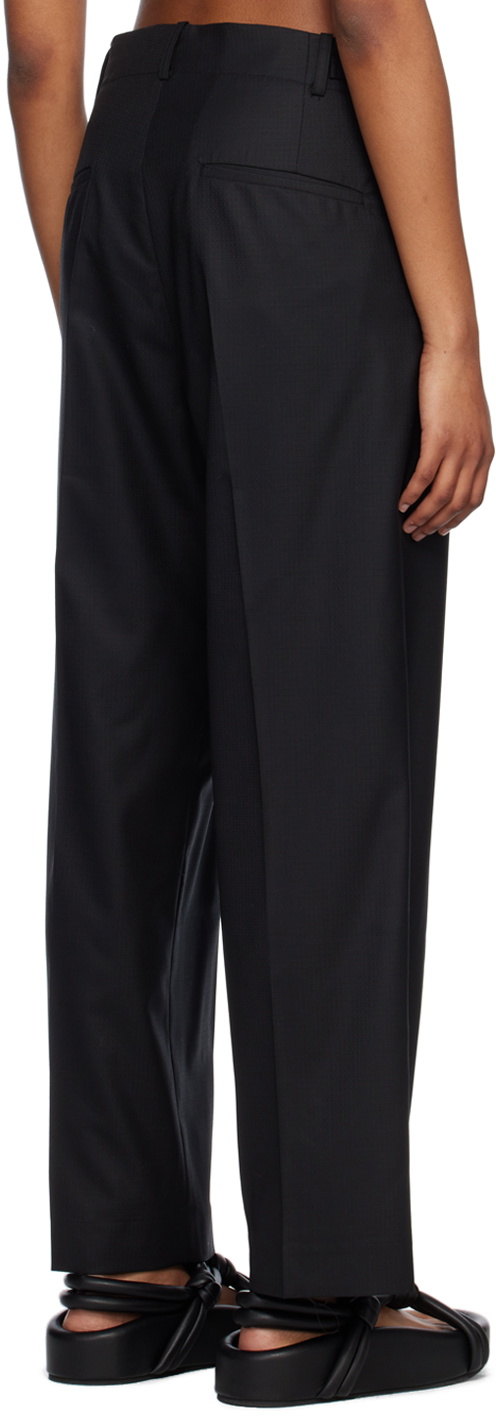 Youth Black Wide Trousers