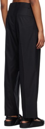 Youth Black Wide Trousers