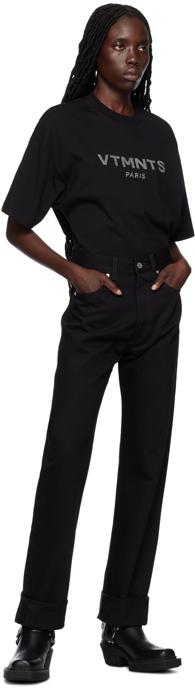 VTMNTS Black Paris T-Shirt VTMNTS