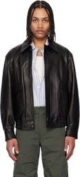 COOR Black Vegetable A-2 Leather Jacket
