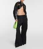 Coperni Cutout faux leather biker jacket