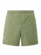ON - Essential Straight-Leg Recycled-Shell Running Shorts - Green