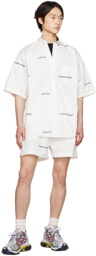 Balenciaga White Printed Shirt
