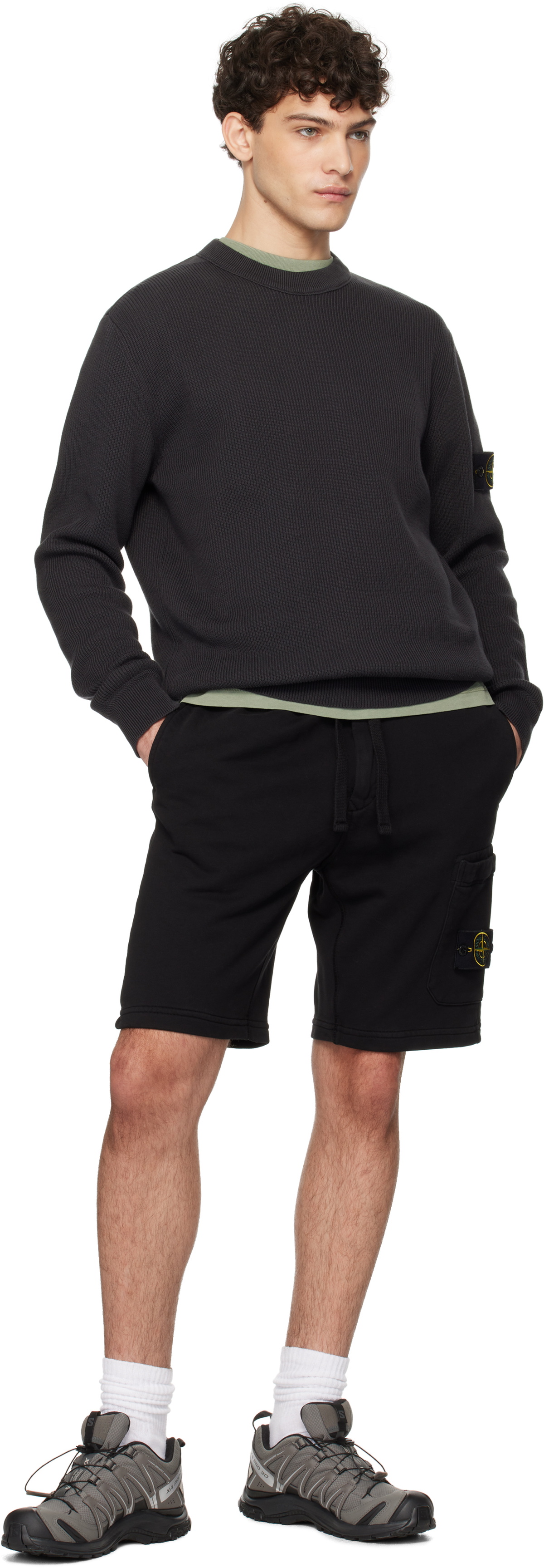 トップス 19ss STONE  SOFT COTTON SWEATER STONE ISLAND Soft Organic Cotton Sweater