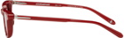 JACQUES MARIE MAGE Red Laurence Sunglasses