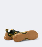 Loewe Grip suede-trimmed sneakers