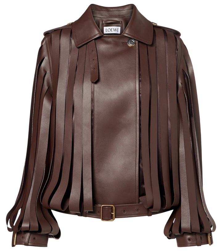 Photo: Loewe Layered leather jacket