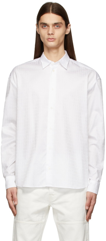 Photo: Études White Lyrique Monogram Stencil Shirt