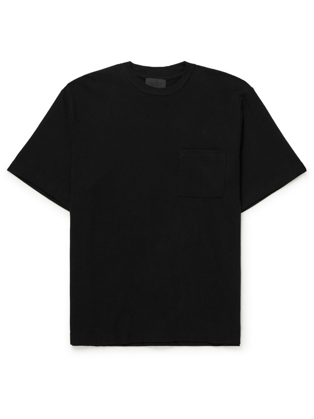 Photo: Fear of God - Cotton-Piqué T-Shirt - Black