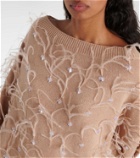 Valentino Embellished virgin wool sweater