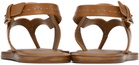 Max Mara Tan Thongstitch Sandals