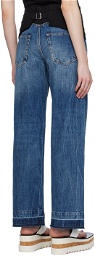Stella McCartney Blue Tuxedo-Inspired Jeans