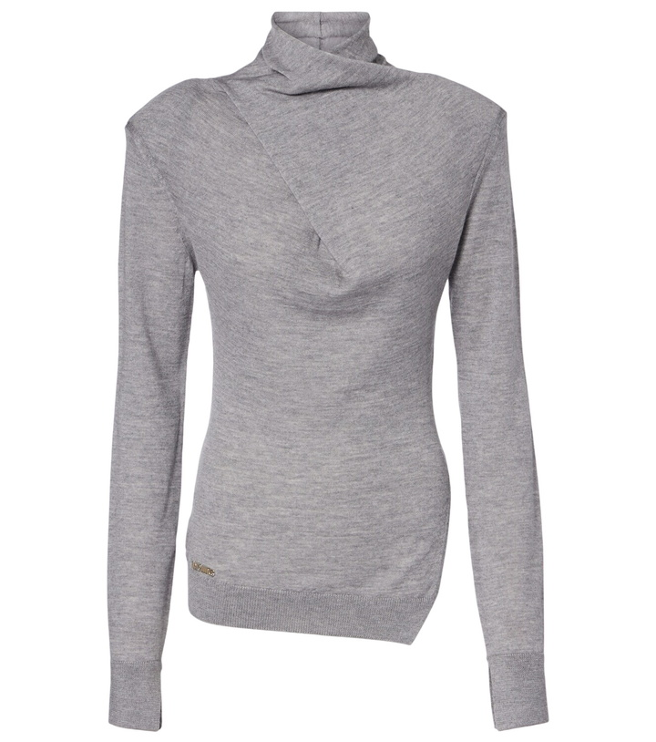 Photo: The Attico Virgin wool turtleneck sweater