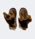 Balenciaga Venom suede biker boots