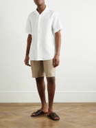 Brioni - Capri Camp-Collar Linen Shirt - White