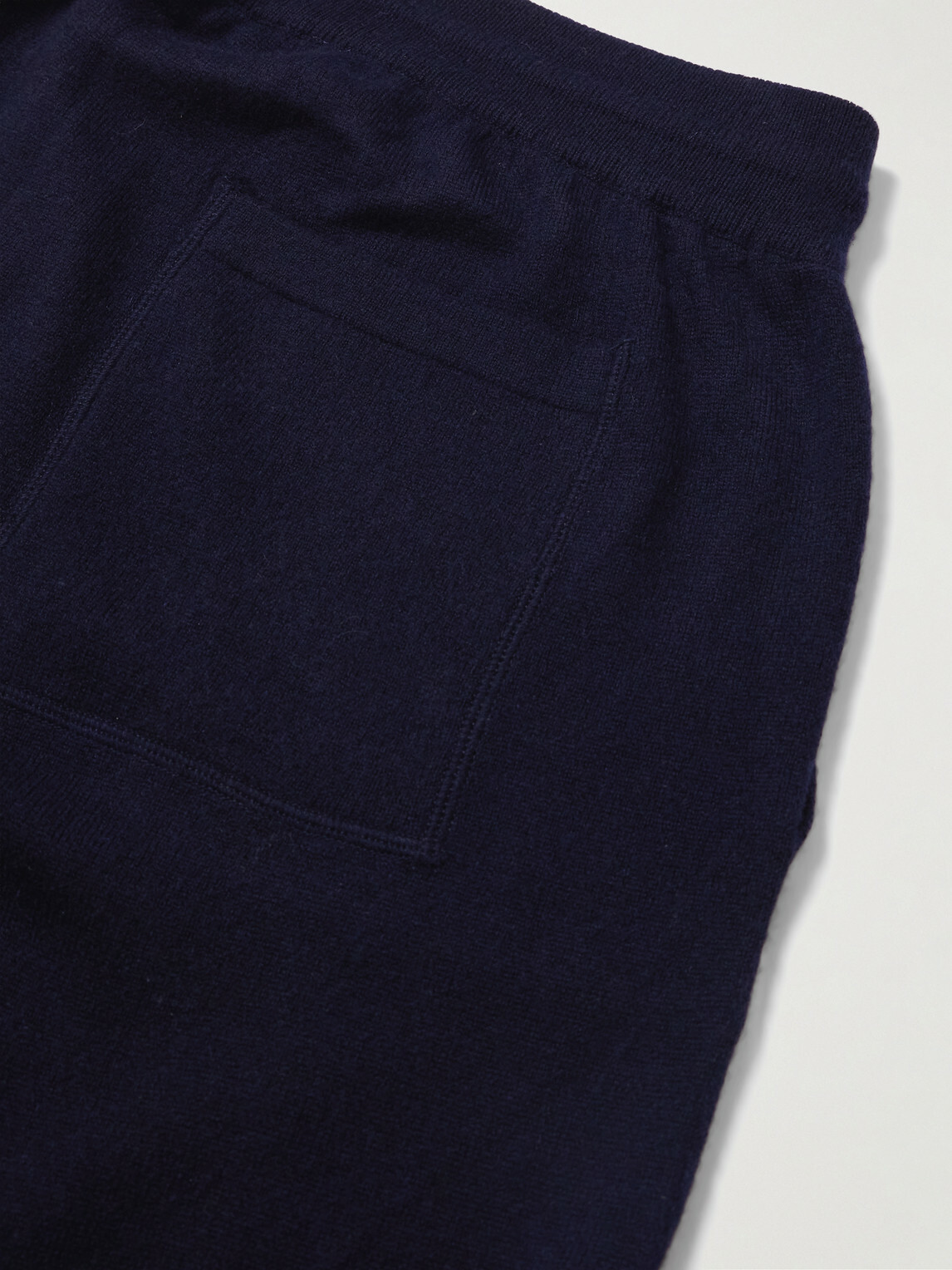 Mr P. - Tapered Wool and Cashmere-Blend Sweatpants - Blue