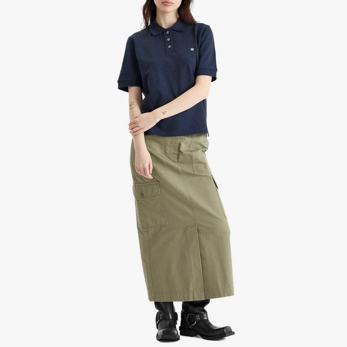 Weekend by Max Mara Women's Calais Cargo Skirt in Sage Green
