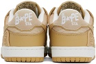 BAPE Beige Sk8 Sta #4 Sneakers