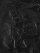 Enfants Riches Déprimés - The Bully Distressed Embroidered Tumbled-Leather Jacket - Black