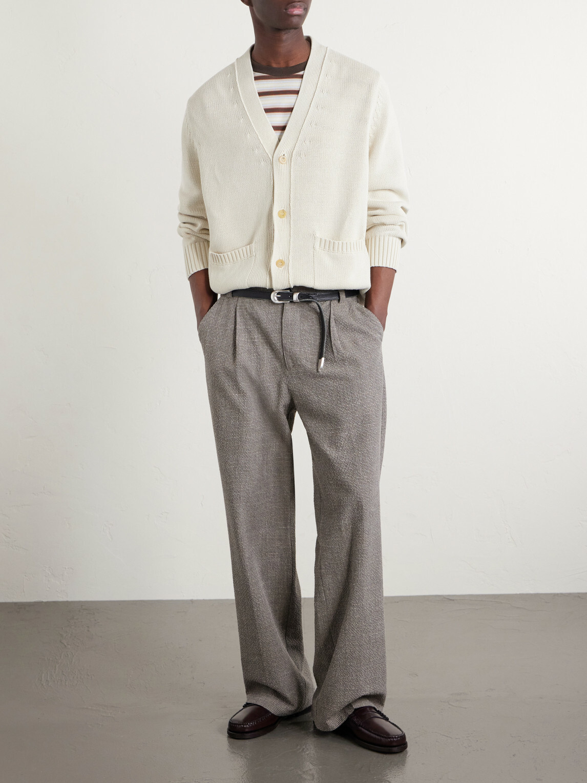 Corridor - Organic Cotton Cardigan - Neutrals