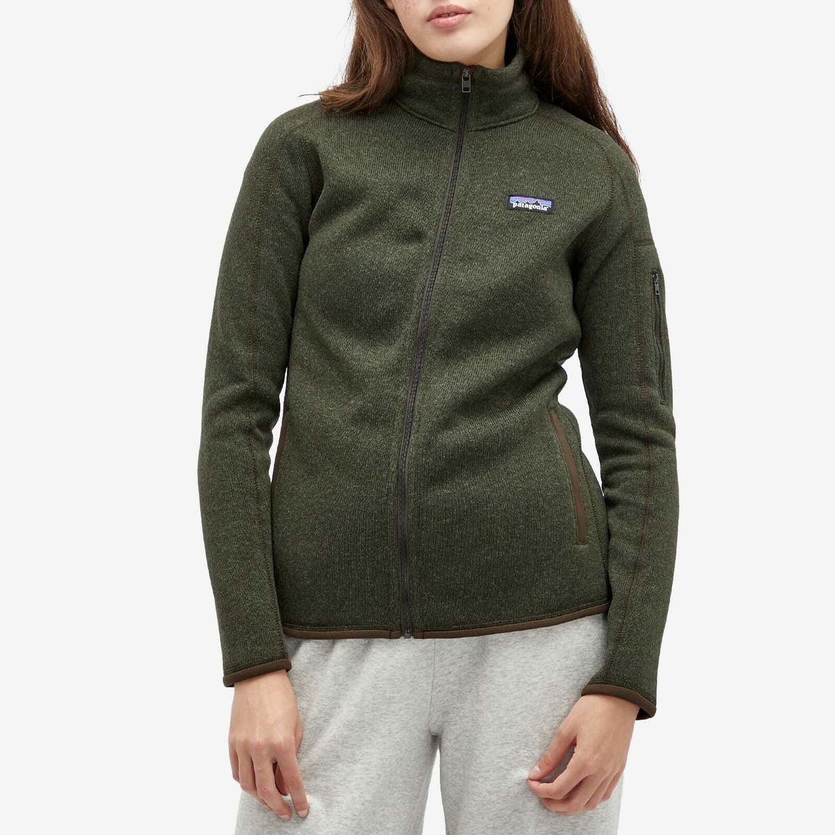 Patagonia Women's Better Sweater Jacket in Torrey Pine Green