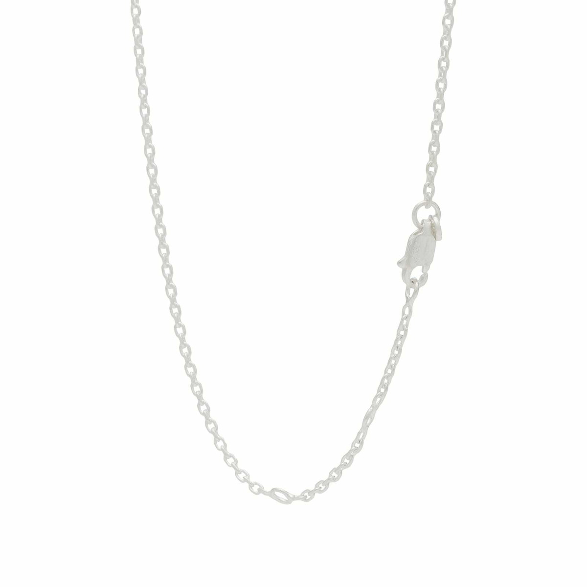 TwoJeys Feather Necklace in Silver 