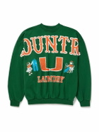 KAPITAL - Printed Cotton-Jersey Sweatshirt