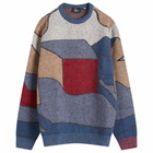By Parra Men's Your Street Knitted Pullover in Blue