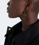Toteme Onyx gold-plated drop earrings