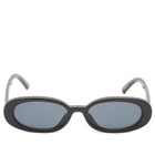 Le Specs Outta Love + Sunglasses in Black/Smoke Mono 