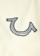 True Religion Skeleton Logo-embroidered Cotton T-shirt White