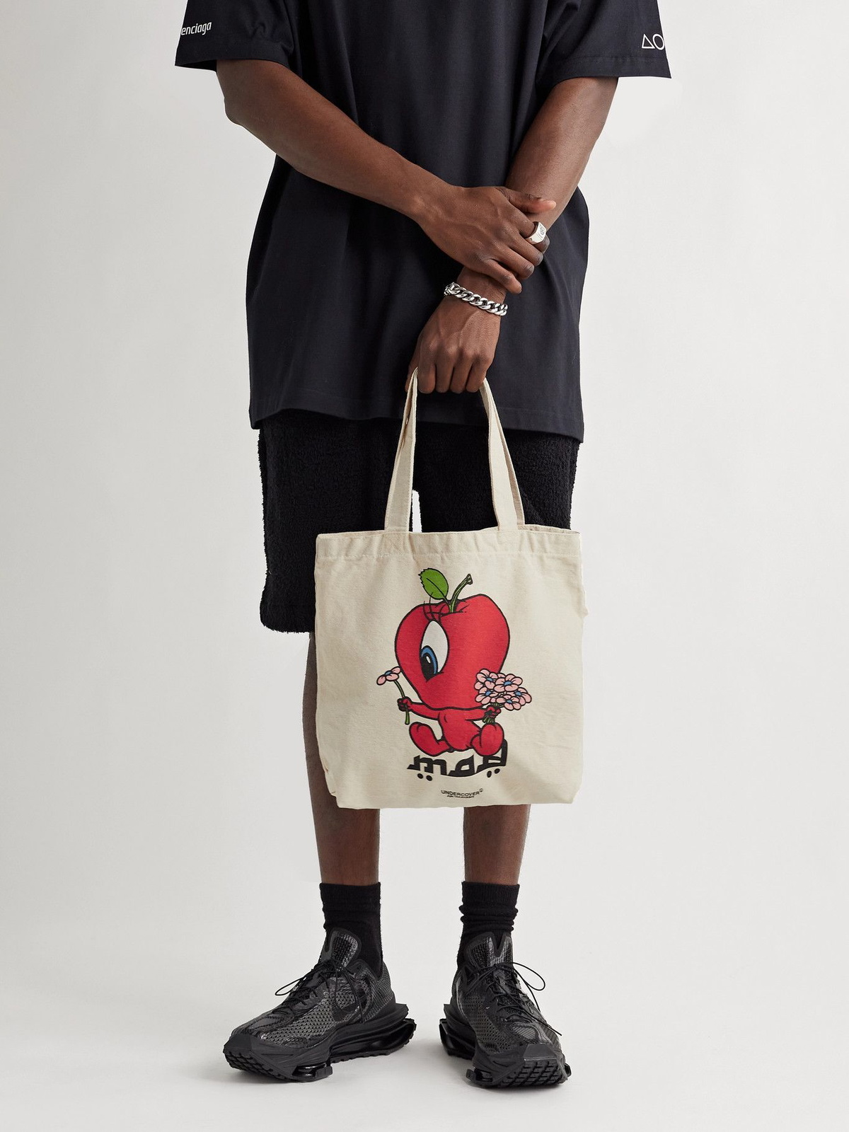 UNDERCOVER MADSTORE - MADSTORE Printed Canvas Tote Undercover