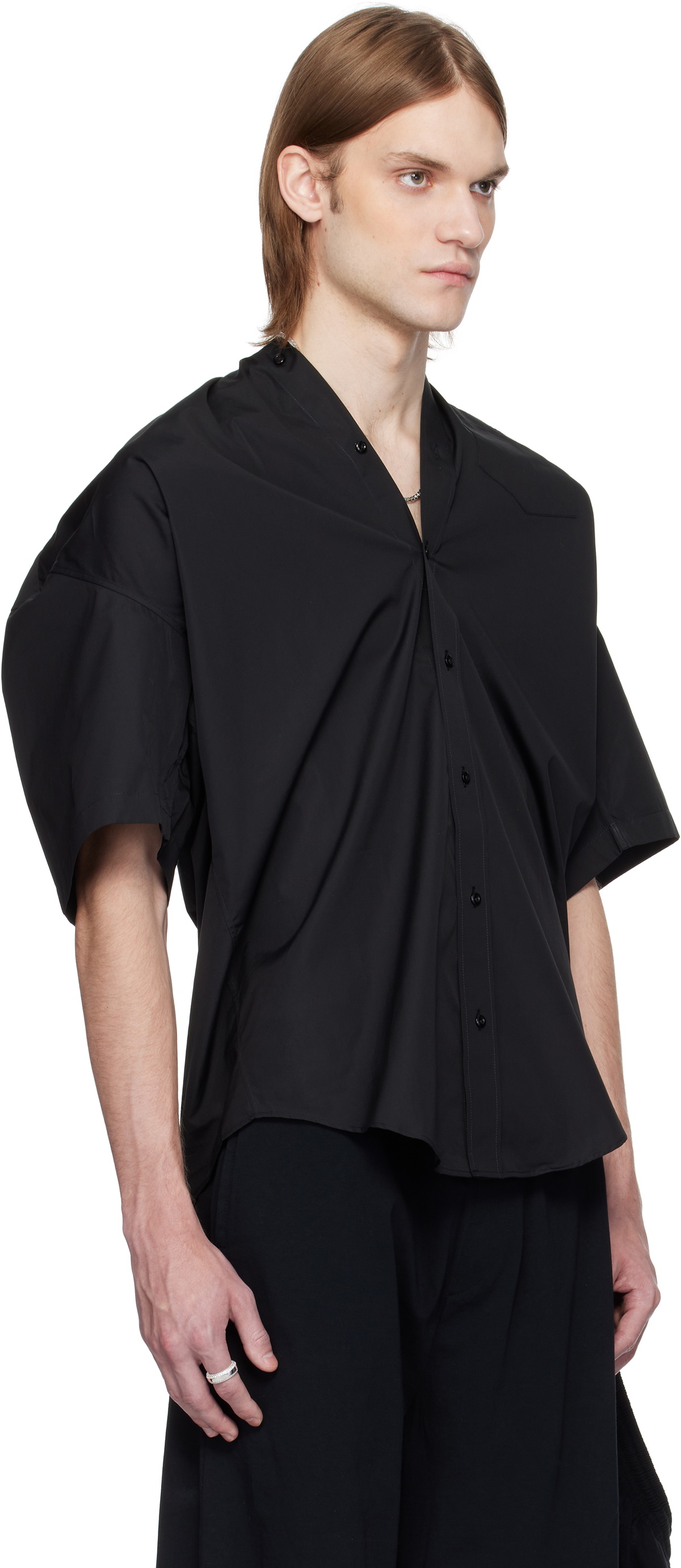 ALAINPAUL Black Bascula Shirt