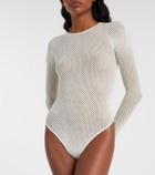 Wardrobe.NYC RHW Web wool-blend bodysuit