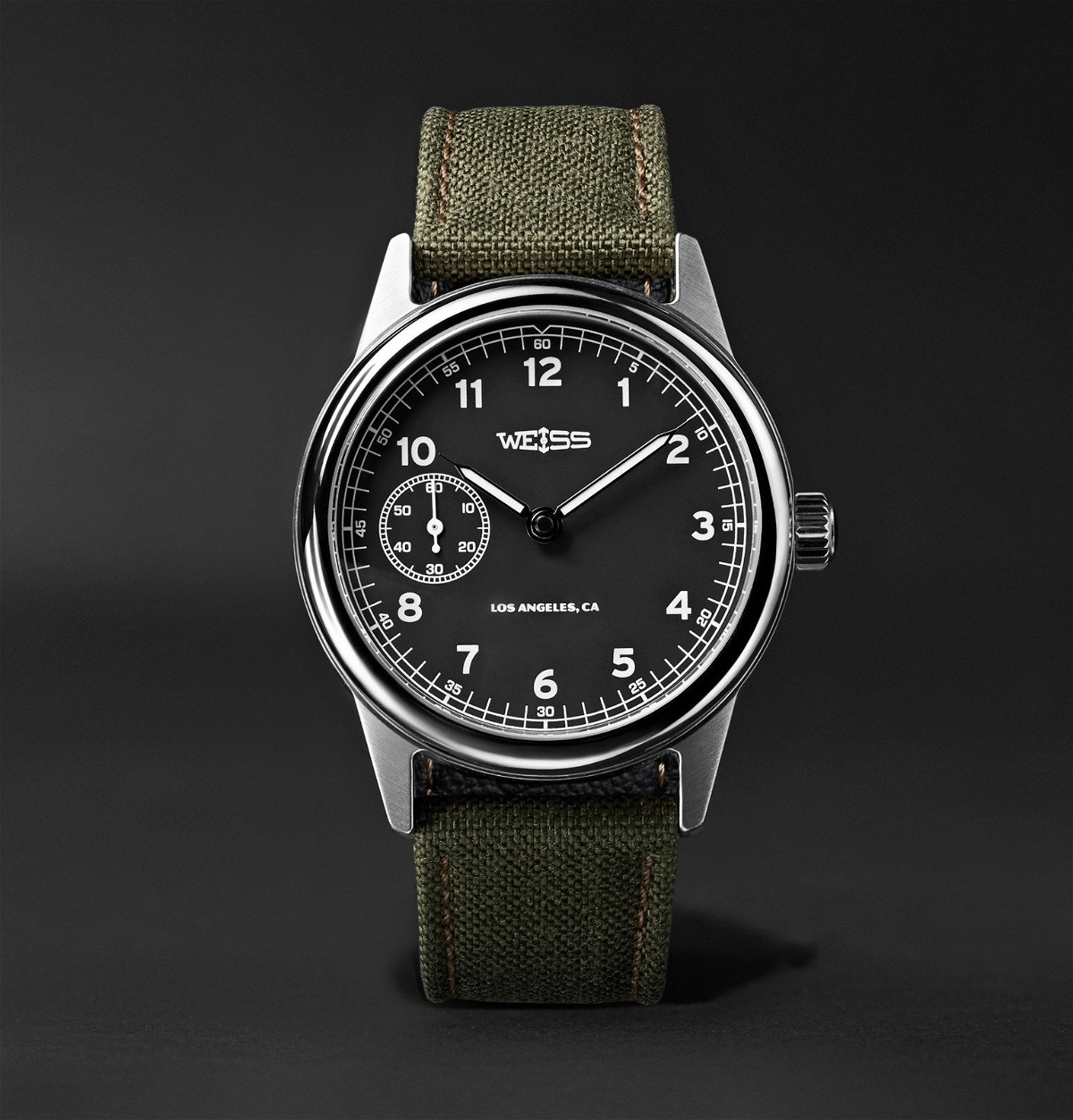 Photo: Weiss - Automatic Issue 38mm Stainless Steel and CORDURA Field Watch - Black