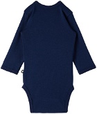 Molo Baby Navy & Gray Foss Bodysuit Set