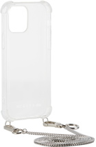 1017 ALYX 9SM Transparent Cubix Chain iPhone 12 Case
