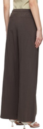 BEC + BRIDGE Brown Sade Trousers