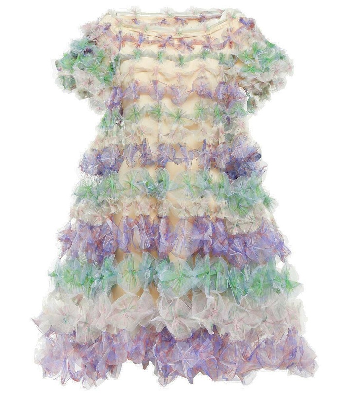 Photo: Susan Fang Tiered off-shoulder tulle midi dress