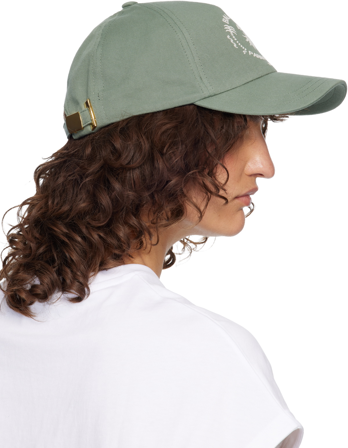 BALMAIN Green 'Balmain Paris' Cap