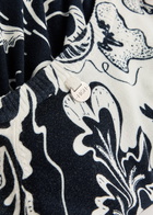 High Notion Floral-intarsia Knitted Jumper Navy
