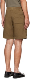 Rhude Brown Sweat Shorts