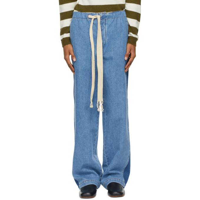 Photo: Loewe Blue Drawstring Jeans