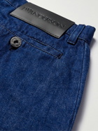 JW ANDERSON - Straight-Leg Logo-Print Jeans - Blue