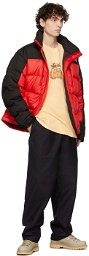 The North Face Red & Black Down Himalayan Jacket
