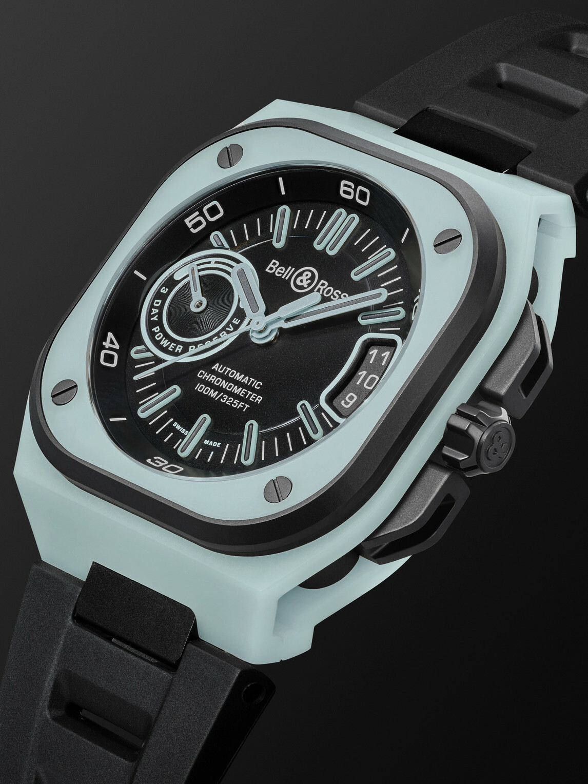 Bell & Ross - BR-X5 Lum Automatic Titanium Watch, Ref. BRX5R-BLUM-TC/SRB
