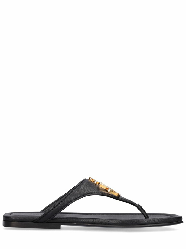 Photo: JW ANDERSON - 10mm Anchor Leather Thong Sandals